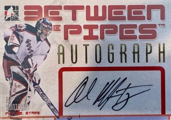 2006-07 In The Game Between The Pipes - Autograph #A-AM Al Montoya  Front