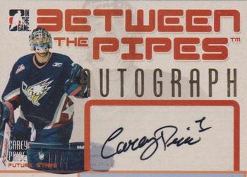 2006-07 In The Game Between The Pipes - Autograph #A-CP Carey Price  Front