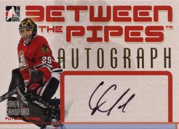 2006-07 In The Game Between The Pipes - Autograph #A-CC Corey Crawford  Front