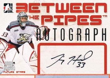 2006-07 In The Game Between The Pipes - Autograph #A-JH Jimmy Howard  Front