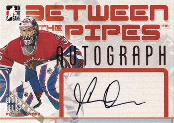 2006-07 In The Game Between The Pipes - Autograph #A-YD Yann Danis  Front