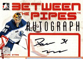 2006-07 In The Game Between The Pipes - Autograph #A-DL David LeNeveu  Front