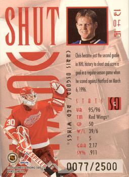 1996-97 Leaf - Shutdown #13 Chris Osgood Back