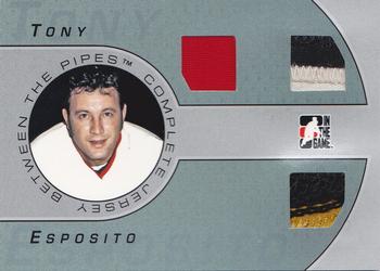 2006-07 In The Game Between The Pipes - Complete Jersey #CJ-05 Tony Esposito  Front