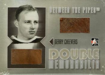 2006-07 In The Game Between The Pipes - Double Memorabilia #DM-03 Gerry Cheevers  Front