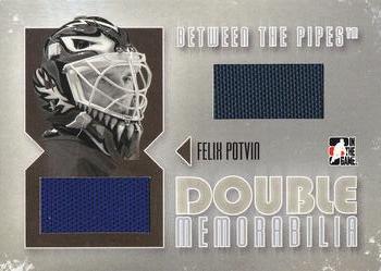 2006-07 In The Game Between The Pipes - Double Memorabilia #DM-20 Felix Potvin  Front