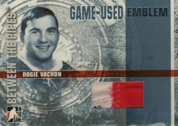 2006-07 In The Game Between The Pipes - Game Used Emblem #GUE-01 Rogie Vachon  Front
