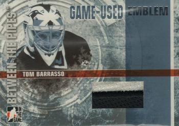 2006-07 In The Game Between The Pipes - Game Used Emblem #GUE-16 Tom Barrasso  Front