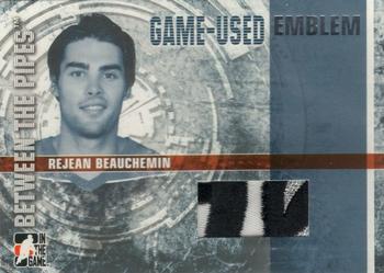 2006-07 In The Game Between The Pipes - Game Used Emblem #GUE-23 Rejean Beauchemin  Front
