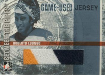 2006-07 In The Game Between The Pipes - Game Used Jersey #GUJ-10 Roberto Luongo  Front