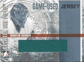2006-07 In The Game Between The Pipes - Game Used Jersey #GUJ-20 Martin Gerber  Front