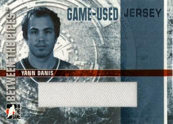 2006-07 In The Game Between The Pipes - Game Used Jersey #GUJ-25 Yann Danis  Front