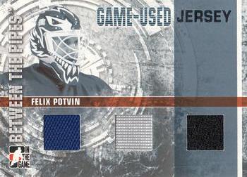 2006-07 In The Game Between The Pipes - Game Used Jersey #GUJ-63 Felix Potvin  Front