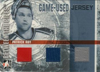 2006-07 In The Game Between The Pipes - Game Used Jersey #GUJ-66 Patrick Roy  Front