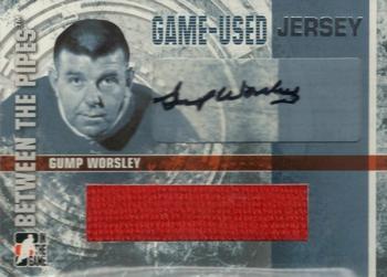 2006-07 In The Game Between The Pipes - Game Used Jersey Autograph #GUJ-15 Gump Worsley  Front