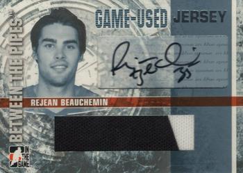 2006-07 In The Game Between The Pipes - Game Used Jersey Autograph #GUJ-23 Rejean Beauchemin  Front
