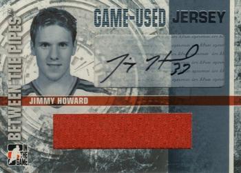 2006-07 In The Game Between The Pipes - Game Used Jersey Autograph #GUJ-36 Jimmy Howard  Front