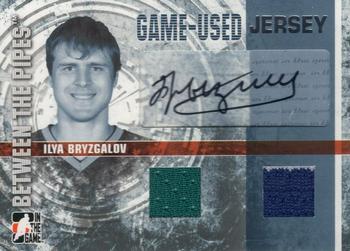 2006-07 In The Game Between The Pipes - Game Used Jersey Autograph #GUJ-58 Ilya Bryzgalov  Front