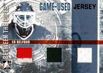 2006-07 In The Game Between The Pipes - Game Used Jersey Gold #GUJ-71 Ed Belfour  Front