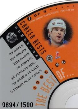 1996-97 Leaf - The Best of… #7 Doug Weight Back