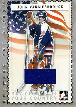2006-07 In The Game Between The Pipes - Playing For Your Country #PC-12 John Vanbiesbrouck  Front