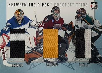 2006-07 In The Game Between The Pipes - Prospect Trios #PT-20 David LeNeveu / Frederic Cassivi / Maxime Ouellet  Front
