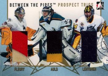 2006-07 In The Game Between The Pipes - Prospect Trios Gold #PT-13 Marc-Andre Fleury / Alex Auld / Kari Lehtonen  Front