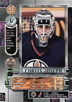 1996-97 Metal Universe #53 Curtis Joseph Back