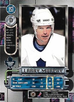 1996-97 Metal Universe #151 Larry Murphy Back