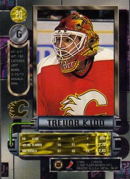1996-97 Metal Universe #20 Trevor Kidd Back