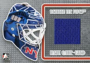 2006-07 In The Game Between The Pipes - Mask Game Used #MGU-11 Henrik Lundqvist  Front