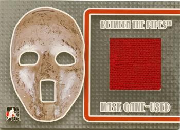 2006-07 In The Game Between The Pipes - Mask Game Used #MGU-15 Jacques Plante  Front