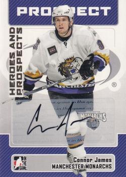 2006-07 In The Game Heroes and Prospects - Autographs #A-CJ Connor James  Front