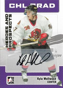 2006-07 In The Game Heroes and Prospects - Autographs #A-KW Kyle Wellwood  Front
