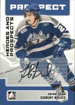 2006-07 In The Game Heroes and Prospects - Autographs #A-JAS Jared Staal  Front