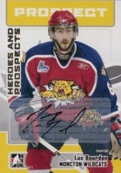 2006-07 In The Game Heroes and Prospects - Autographs #A-LB1 Luc Bourdon  Front