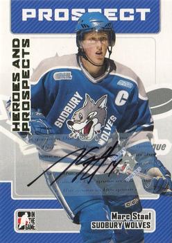 2006-07 In The Game Heroes and Prospects - Autographs #A-MS1 Marc Staal  Front