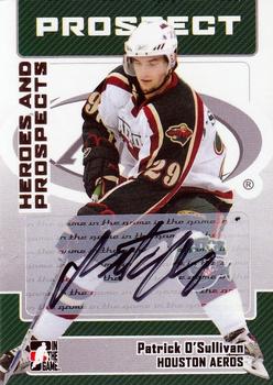 2006-07 In The Game Heroes and Prospects - Autographs #A-POS Patrick O'Sullivan  Front
