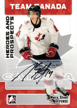 2006-07 In The Game Heroes and Prospects - Autographs #A-MS2 Marc Staal  Front