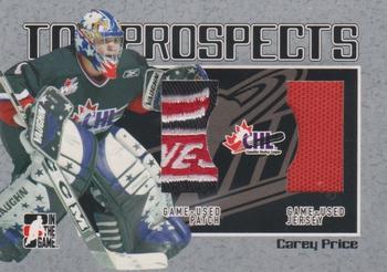 2006-07 In The Game Heroes and Prospects - CHL Top Prospects #TP-16 Carey Price  Front
