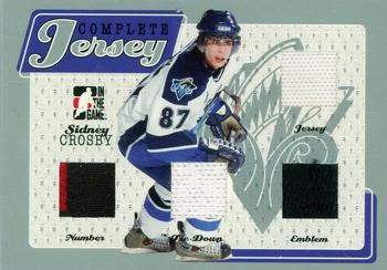 2006-07 In The Game Heroes and Prospects - Complete Jerseys #CJ-05 Sidney Crosby  Front