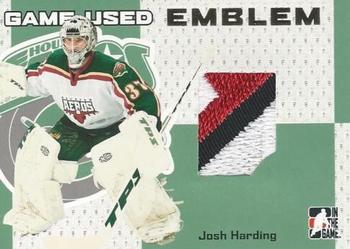 2006-07 In The Game Heroes and Prospects - Game-Used Emblems #GUE-15 Josh Harding  Front