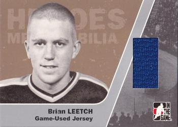 2006-07 In The Game Heroes and Prospects - Heroes Memorabilia #HM-09 Brian Leetch  Front