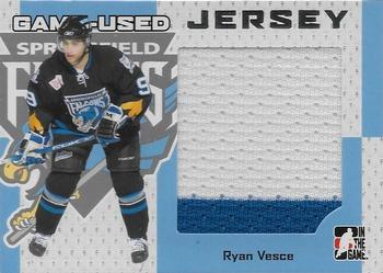 2006-07 In The Game Heroes and Prospects - Game-Used Jerseys #GUJ-54 Ryan Vesce  Front