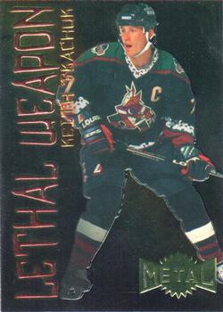 1996-97 Metal Universe - Lethal Weapons #19 Keith Tkachuk Front