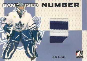 2006-07 In The Game Heroes and Prospects - Game-Used Numbers #GUN-53 Jean-Sebastien Aubin Front