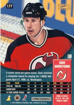 1996-97 Pinnacle #177 Dave Andreychuk Back