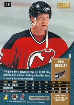 1996-97 Pinnacle #19 Phil Housley Back