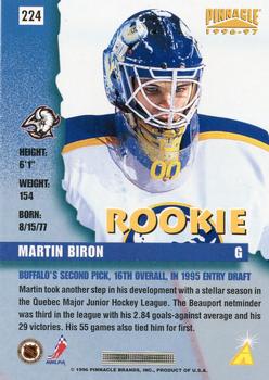  (CI) Martin Biron Hockey Card 1999-00 BAP Millennium Calder  Contenders (base) 22 Martin Biron : Collectibles & Fine Art