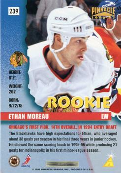 1996-97 Pinnacle #239 Ethan Moreau Back